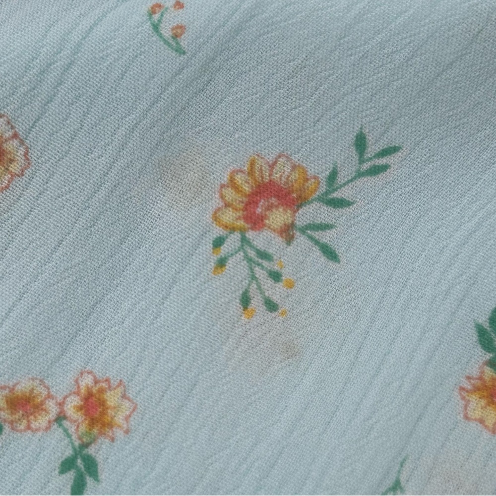 Billabong Light Blue Floral Midi Dress - Picture 10 of 10